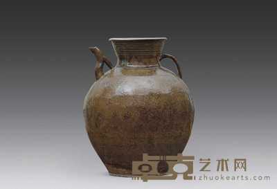 唐代 花釉印花执壶 高42cm